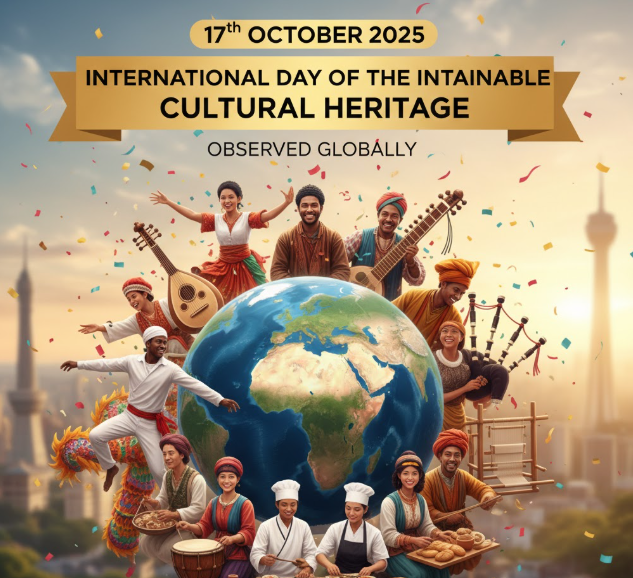 International Day of the Intangible Cultural Heritage 2025 Observed Globally on 17th October.
