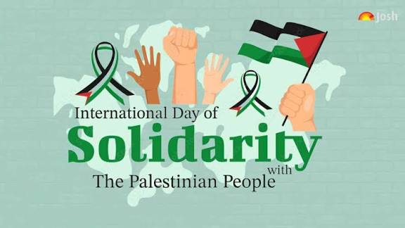 International Day of Solidarity with the Palestinian People observed on 29 November.