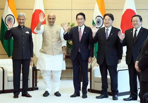 India and Japan hold 4th "2+2" Ministerial Dialogue in Tokyo.