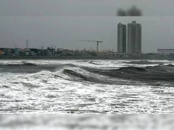 Cyclone "Fengal" makes landfall near Puducherry; heavy rains lash Tamil Nadu.