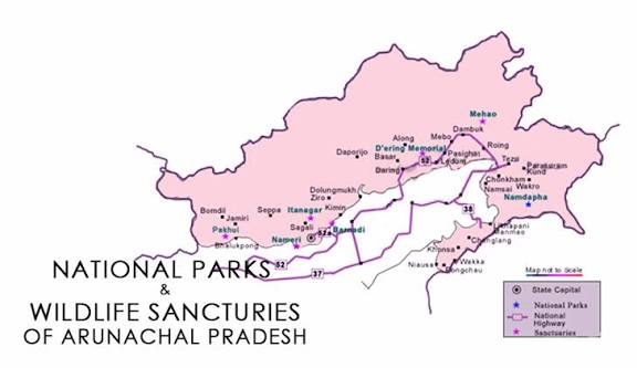 India Declares "Namdapha Biosphere Reserve" Expansion in Arunachal Pradesh.
