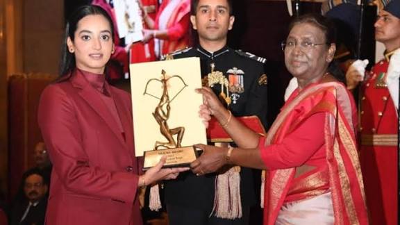 Equestrian Divyakriti Singh Becomes First Woman from Rajasthan to Receive Arjuna Award.