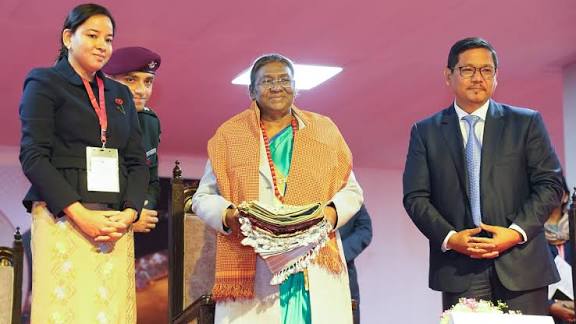 President Inaugurates 5th Meghalaya Games in Tura.