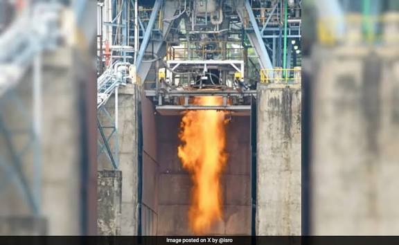 ISRO Successfully Tests Cryogenic Engine for Gaganyaan Mission.