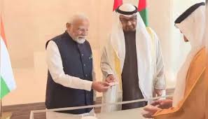 PM Modi Addresses "Ahlan Modi" Event in Abu Dhabi.