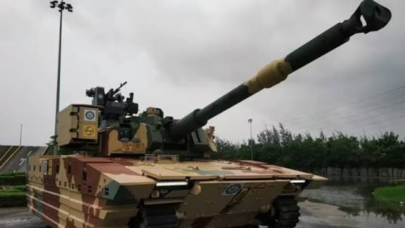 Indian Army Inducts Zorawar Light Tanks in Ladakh.