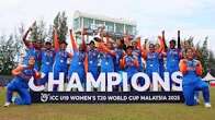 India Lifts the 2026 ICC Women T20 World Cup.