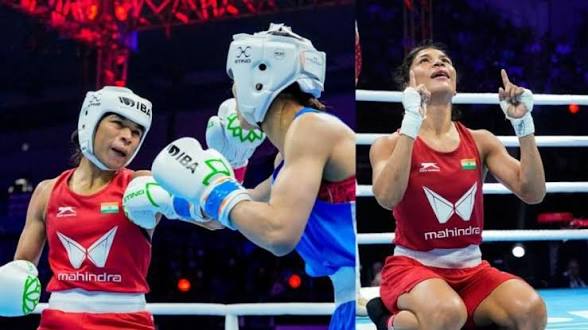 Indian Boxer Nikhat Zareen Wins Gold at Asian Championships.