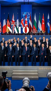 NATO Marks its 77th Anniversary in Brussels.