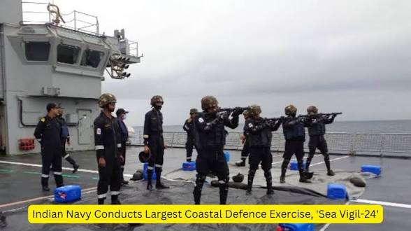 Indian Navy Conducts Coastal Defense Exercise Prabhanjan.