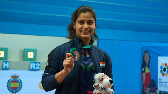 Indian Shooter Manu Bhaker Wins Gold at ISSF World Cup.