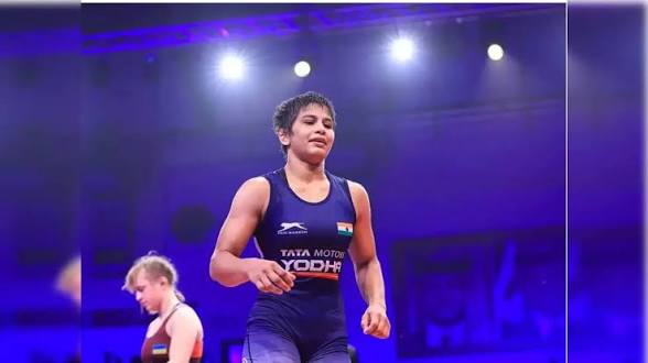 Antim Panghal Wins Gold at Asian Wrestling Championship.
