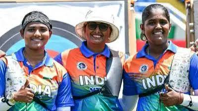 Indian Women Archery Team Wins Historic Gold at World Cup.