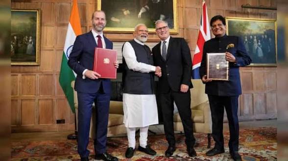 Indian Exporters See Surge in Orders Ahead of <span style="background-color:#fff9c4;font-weight:bold;">India-UK CETA</span> Rollout on July 15.