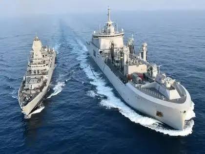 Indian Navy Successfully Conducts Mega Naval Exercise <span style="background-color:#fff9c4;font-weight:bold;">Paschim Lehar</span> in the <span style="background-color:#e2f0fb;font-weight:bold;">Arabian Sea</span>.