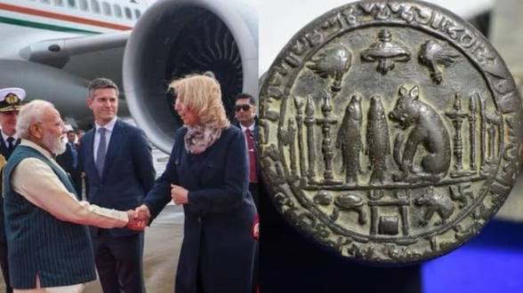 The Netherlands Successfully Returns Ancient <span style="background-color:#fff9c4;font-weight:bold;">Chola-Era Leiden Copper Plates</span> to India.