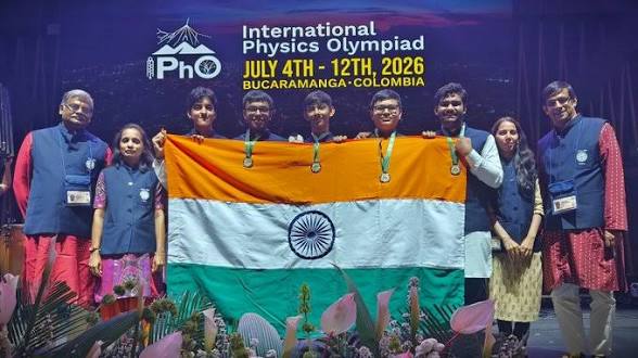 <b>India</b> wins <b>five gold medals</b> at the <b>56th International Physics Olympiad 2026</b>.