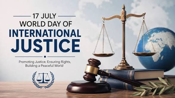 <b>World Day for International Justice 2026</b> observed on <b>17 July</b>.