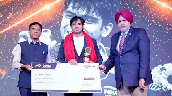 <b>AFI</b> holds 1st Indian Athletics Award 2025; <b>Neeraj Chopra</b> and <b>Parul Chaudhary</b> named Best Athletes of the Year.