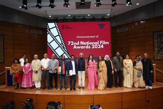 <b>72nd National Film Awards</b> announced for films certified in 2024.