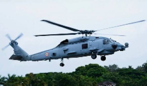 USA delivers 21st <b>MH-60R Seahawk</b> helicopter to the <b>Indian Navy</b>.