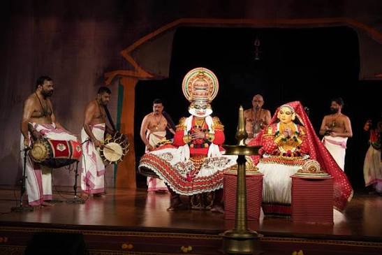 <b>17th Kathakali Festival held at Kalakshetra Foundation.</b>