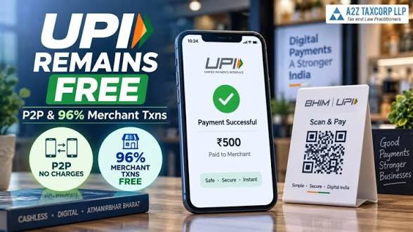 <b>UPI remains free for all P2P and 96% merchant transactions.</b>