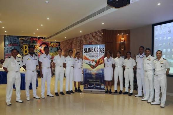 <b>13th India-Sri Lanka maritime exercise SLINEX-26 held in Visakhapatnam.</b>