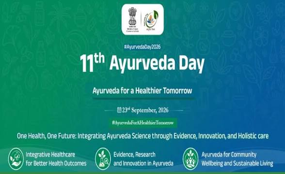 <b>11th Ayurveda Day celebrated on September 23.</b>