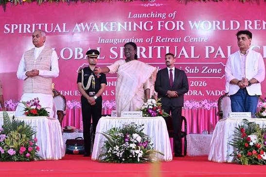 <b>Brahma Kumaris' Global Spiritual Palace inaugurated in Vadodara.</b>