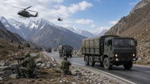 <b>Army Aviation Corps conducts Exercise Jai Se Vijay on NH-911.</b>