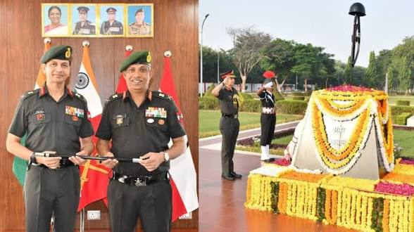 <b>Lt Gen Akhilesh Kumar assumes command as GOC of 1 Corps.</b>